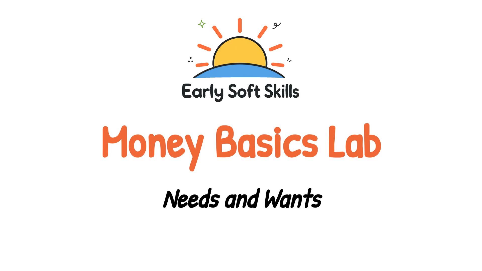 Money Basics Lab · Needs and Wants preview, view 1 of 1