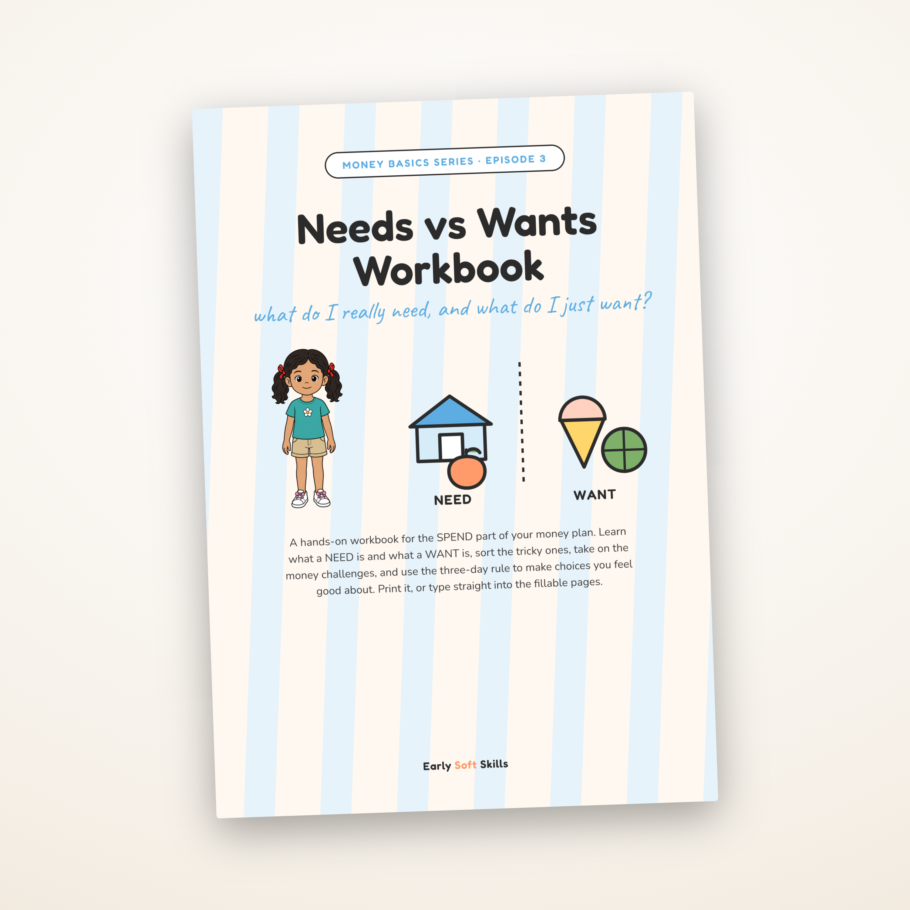 Needs and Wants Workbook preview — view 1 of 5
