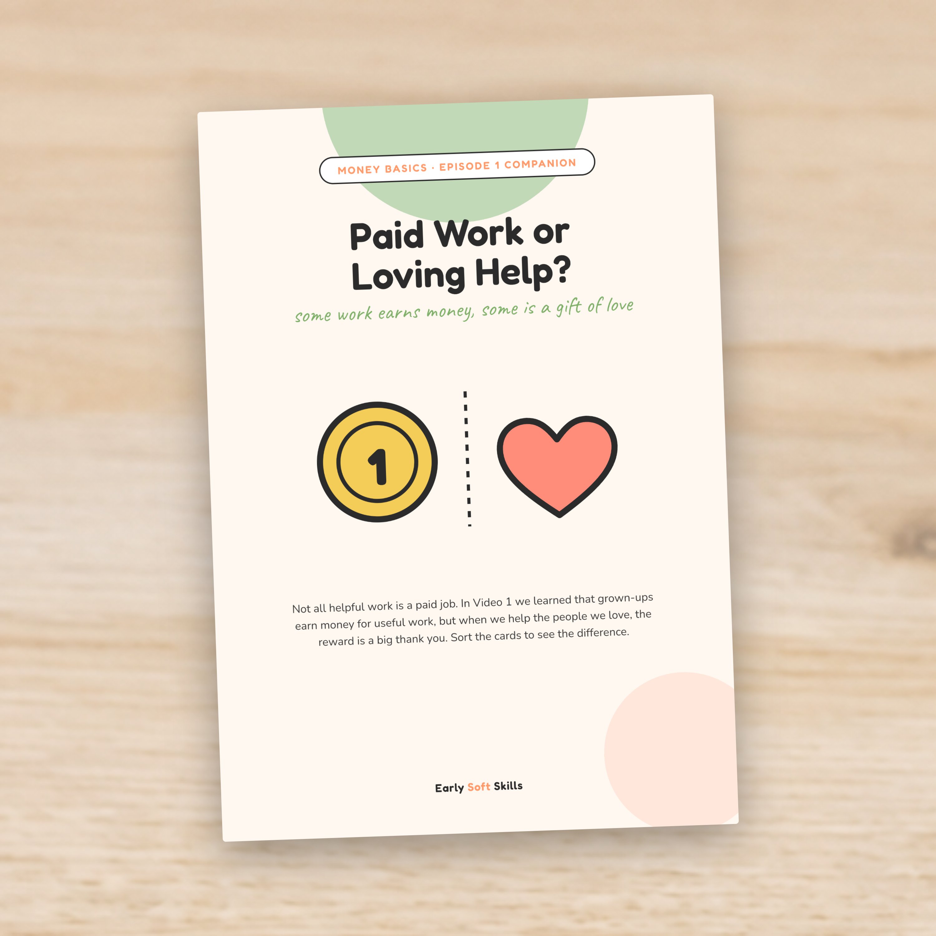 Paid Work or Loving Help? preview — view 1 of 5